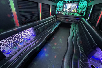 Galveston Limo Bus Interior