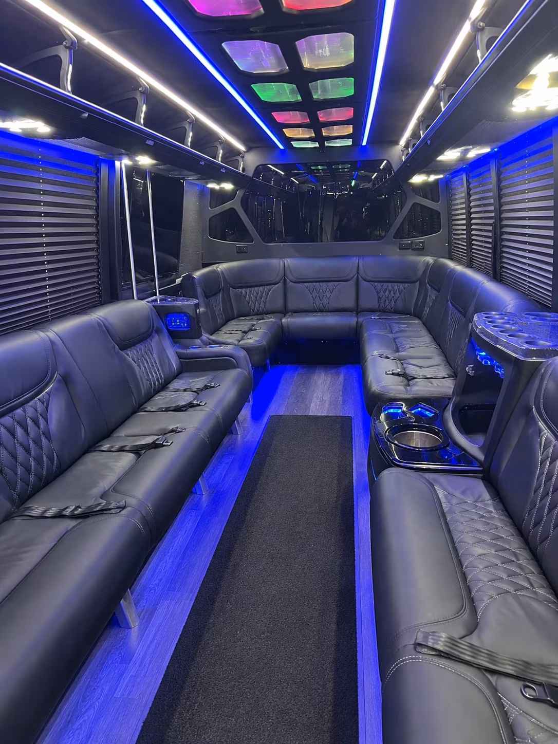 party buses minibuses to moody gardens and seawall prom venues
